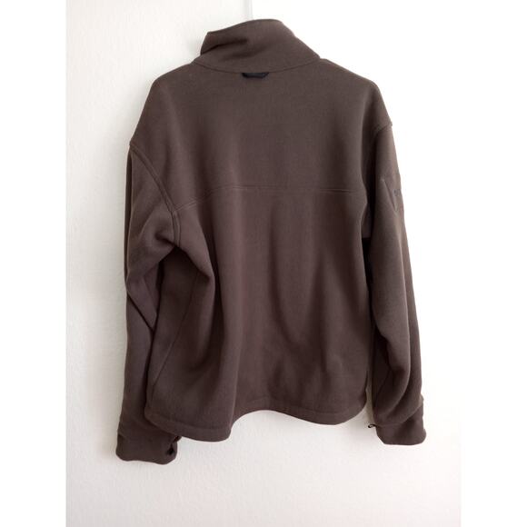 Columbia Men's Black Brown Reversible Softshell Tech Jacket L - Picture 8 of 14